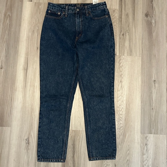 Abercrombie & Fitch Classic Blue Straight-Leg Jeans size waist 27 /4 - Picture 1 of 6